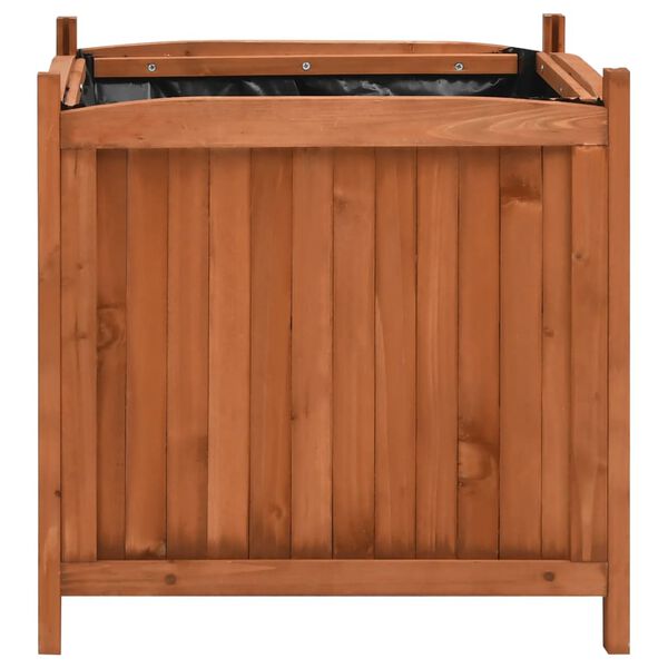 vidaXL Jardini&egrave;res sur&eacute;lev&eacute;es 2 pcs 50x50x50 cm Bois de sapin