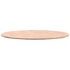 vidaXL Dessus de table &Oslash;80x1,5 cm rond bois massif de h&ecirc;tre
