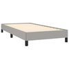 vidaXL Cadre de lit sans matelas gris clair 90x200 cm tissu