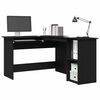 vidaXL Bureau d'angle Chêne noir 120 x 140 x 75 cm Bois d'ingénierie