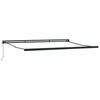 vidaXL Cadre d'auvent Anthracite 400 &times; 300 cm Aluminium