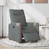 vidaXL Fauteuil inclinable &eacute;lectrique Gris fonc&eacute; Tissu