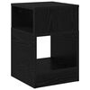 vidaXL Table d'appoint Ch&ecirc;ne noir 30,5 x 30 x 45 cm Bois d'ing&eacute;nierie