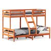vidaXL Lit superpos&eacute; sans matelas 90x200/120x200 cm bois massif