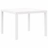 vidaXL Table de Jardin Blanc 100 x 100 x 73 cm polyrotin