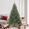 vidaXL Sapin de No&euml;l artificiel avec 300 LED Vert 180 cm PE et PVC