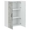 vidaXL Armoire de cuisine avec étagère Gris béton 60 x 31 x 100 cm