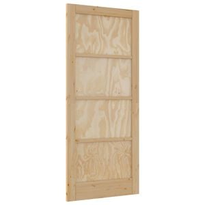 vidaXL Porte int&eacute;rieure 86 x 198,5 cm Contreplaqu&eacute; Naturel