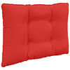 vidaXL Coussin de canap&eacute; d'ext&eacute;rieur 2 pcs Rouge Polyester