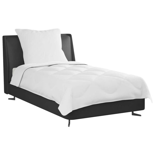 vidaXL Duvet toutes saisons avec oreiller 2 pcs Blanc Microfibre