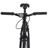 vidaXL V&eacute;lo &agrave; pignon fixe noir 700c 55 cm