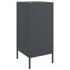 vidaXL Buffet anthracite 36x39x79 cm acier