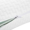 vidaXL Coussin de sommeil Uni Blanc 60 x 40 x 10 cm