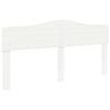vidaXL T&ecirc;te de lit Blanc Bois d'ing&eacute;nierie