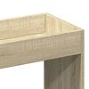 vidaXL Buffet haut 63x33x180 cm ch&ecirc;ne sonoma bois d'ing&eacute;nierie