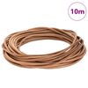 vidaXL Corde en Cuir Marron &Oslash;4 mm x 10 m Cuir