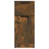 vidaXL Buffets 2 pcs Chêne fumé 30x30x70 cm Bois d'ingénierie