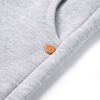 Pantalon de surv&ecirc;tement pour enfants gris m&eacute;lang&eacute; 128