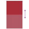 vidaXL Store enrouleur occultant 124,4 x 175 cm, largeur du tissu 120 cm, rouge