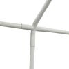 vidaXL Tente de r&eacute;ception blanche 12 x 6 m