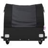vidaXL Remorque de v&eacute;lo noir 45 kg fer