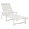 vidaXL Mobilier de jardin lounge 3 pcs Blanc 38 x 38 x 46 cm