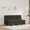 vidaXL Unit&eacute; de Sofa Modulaire Sans Accoudoirs 3 pcs Vert