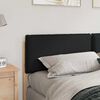 vidaXL T&ecirc;te de lit capitonn&eacute;e Naturel et Noir 180 cm Pin massif