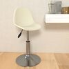 vidaXL Tabouret de bar Cr&egrave;me Tissu