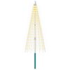 vidaXL Guirlande lumineuse de sapin de No&euml;l avec piquet et m&acirc;t 180 cm