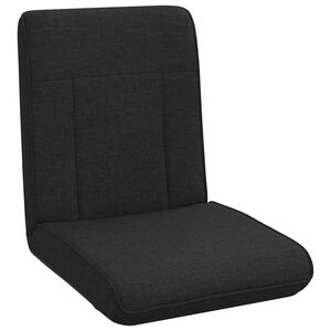 vidaXL Fauteuil de sol Noir 50 x 73 x 60 cm tissu