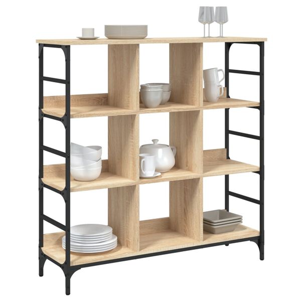 vidaXL Buffet ch&ecirc;ne sonoma 102x32x103,5 cm bois d'ing&eacute;nierie