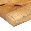 vidaXL Dessus de table 50x30x3,8 cm bord vif bois massif manguier brut