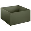 vidaXL Cache-pot de jardin Vert olive 40 x 40 x 30 cm