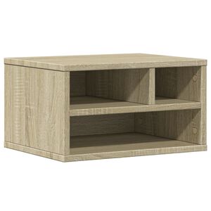 vidaXL Support d'imprimante chêne sonoma 40x32x22,5 cm bois ingénierie