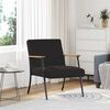 vidaXL fauteuil Noir 59 x 75 x 78 cm