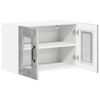 vidaXL Armoire de cuisine 2 pcs Gris b&eacute;ton 60 x 31 x 40 cm