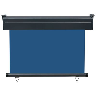 vidaXL Auvent latéral de balcon 100x250 cm Bleu
