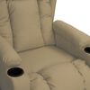 vidaXL Fauteuil inclinable Cappuccino Similicuir