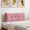 vidaXL Coussin de Dos Rose 120 x 24 x 50 cm Velours