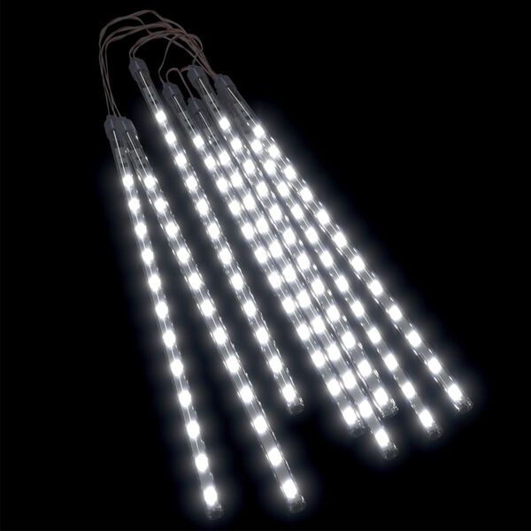 vidaXL Guirlandes lumineuses 8 pcs 30 cm 192 LED blanc froid