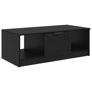 vidaXL Table basse Ch&ecirc;ne noir 102 x 50 x 36cm Bois d'ing&eacute;nierie