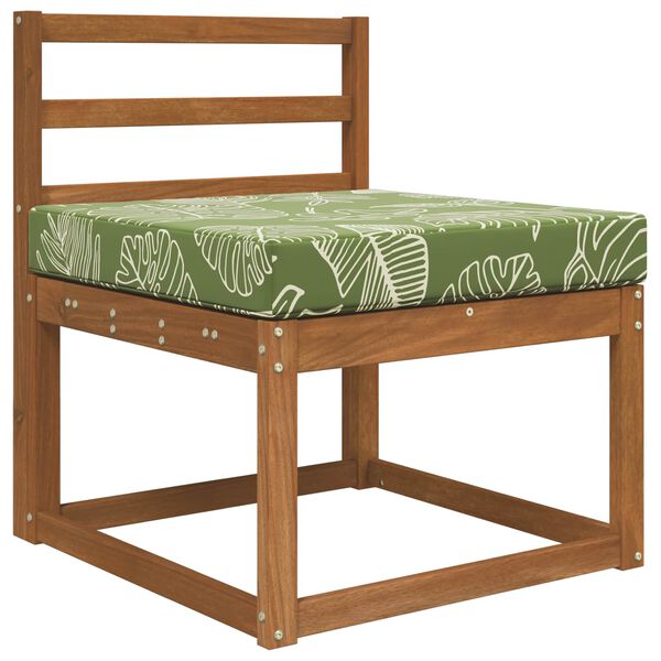 vidaXL Coussin de canap&eacute; d'ext&eacute;rieur Mod&egrave;le feuille 60 x 60 x 8 cm