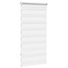 vidaXL Store v&eacute;nitien z&eacute;br&eacute; 60,9 x 120 cm, largeur du tissu 56,7 cm, blanc