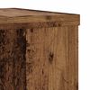 vidaXL Supports pour plantes 2 pcs vieux bois bois d'ing&eacute;nierie