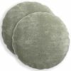 vidaXL Housse de coussin 2 pcs HEERLEN Vert &Oslash; 40 cm Tissu Chenille