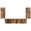 vidaXL Ensemble de meuble TV mural 4 pcs Bois ancien Bois d'ing&eacute;nierie