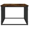 vidaXL Table basse ch&ecirc;ne fum&eacute; 100x50x35,5 cm bois d'ing&eacute;nierie