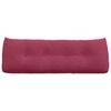 vidaXL Coussin de Dos Bordeaux 140 x 24 x 50 cm Velours