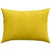 vidaXL Coussins de canapé 2 pcs Jaune 70 x 50 cm
